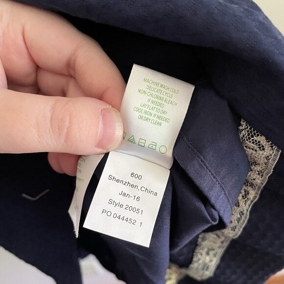 Lilly Pulitzer Women 0 True Navy Gold Preppy Sleeveless Aveline Shift Dress - Picture 8 of 10